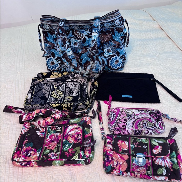 Vera Bradley Handbags - FIVE Vera Bradley Bags Collection
